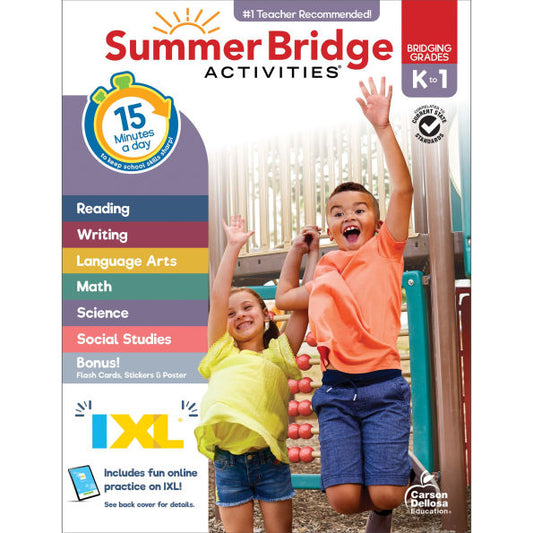 Summer Bridge Activities, Grades K - 1(E-B00KS) DIGITAL BOOK