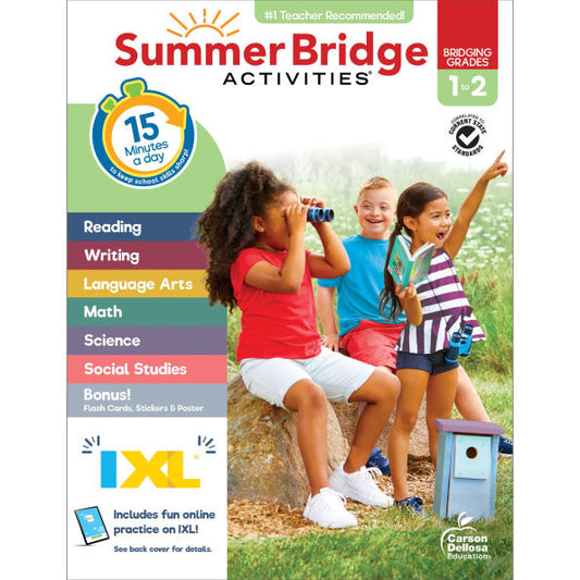 Summer Bridge Activities, Grades 1 - 2(E-B00KS) DIGITAL BOOK