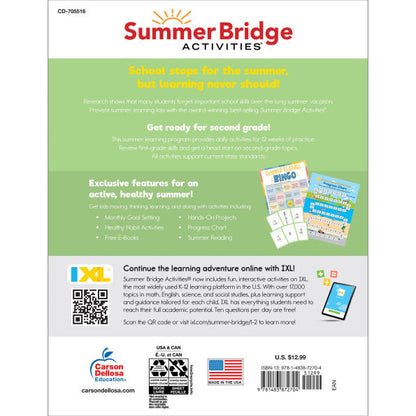 Summer Bridge Activities, Grades 1 - 2(E-B00KS) DIGITAL BOOK