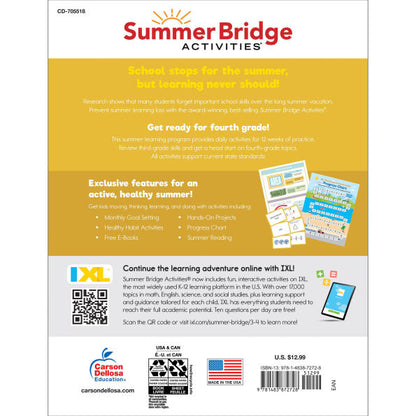 Summer Bridge Activities, Grades 3 - 4(E-B00KS) DIGITAL BOOK