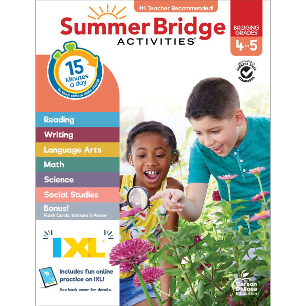 Summer Bridge Activities, Grades 4 - 5(E-B00KS) DIGITAL BOOK