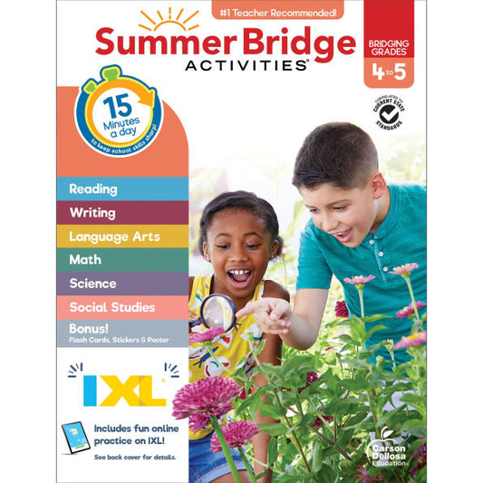 Summer Bridge Activities, Grades 4 - 5(E-B00KS) DIGITAL BOOK