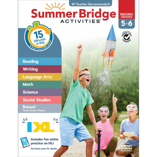 Summer Bridge Activities, Grades 5 - 6(E-B00KS) DIGITAL BOOK