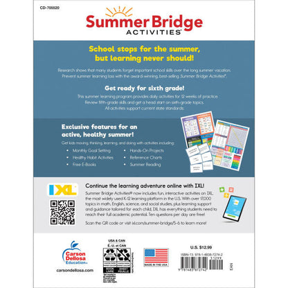 Summer Bridge Activities, Grades 5 - 6(E-B00KS) DIGITAL BOOK