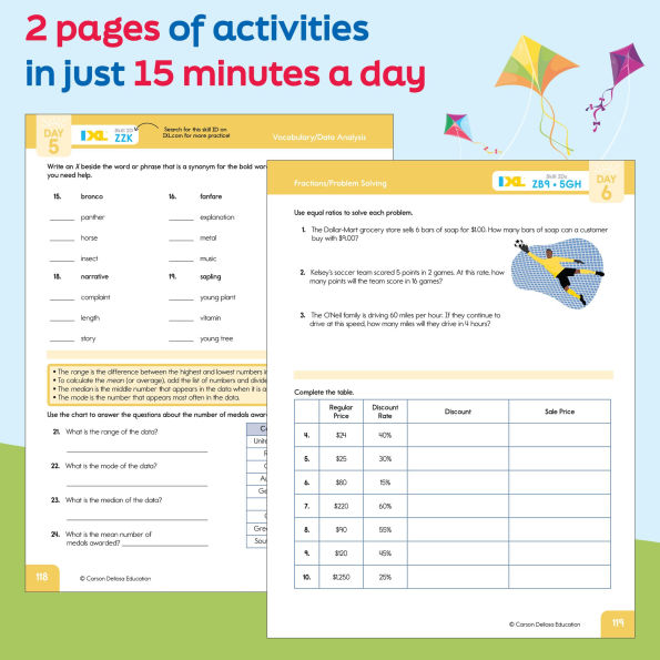 Summer Bridge Activities, Grades 5 - 6(E-B00KS) DIGITAL BOOK