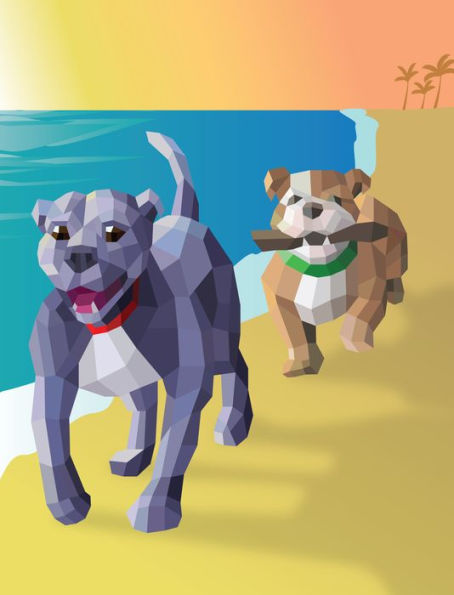 Paint by Sticker: Dogs: Create 12 Stunning Images One Sticker at a Time!(E-B00KS) DIGITAL BOOK