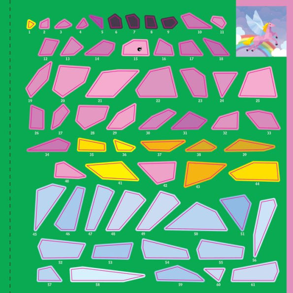 Paint by Sticker Kids: Mermaids & Magic!: Create 10 Pictures One Sticker at a Time! Includes Glitter Stickers(E-B00KS) DIGITAL BOOK