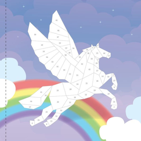 Paint by Sticker Kids: Mermaids & Magic!: Create 10 Pictures One Sticker at a Time! Includes Glitter Stickers(E-B00KS) DIGITAL BOOK