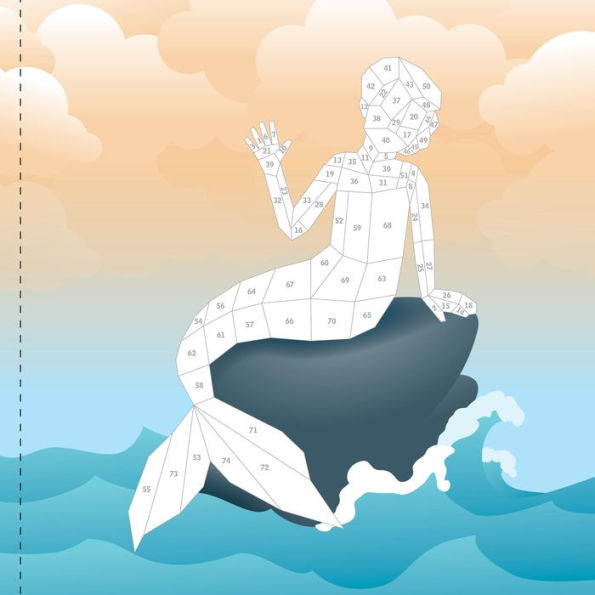 Paint by Sticker Kids: Mermaids & Magic!: Create 10 Pictures One Sticker at a Time! Includes Glitter Stickers(E-B00KS) DIGITAL BOOK