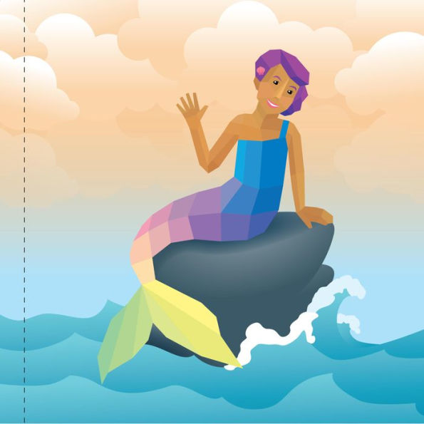 Paint by Sticker Kids: Mermaids & Magic!: Create 10 Pictures One Sticker at a Time! Includes Glitter Stickers(E-B00KS) DIGITAL BOOK
