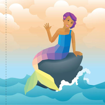 Paint by Sticker Kids: Mermaids & Magic!: Create 10 Pictures One Sticker at a Time! Includes Glitter Stickers(E-B00KS) DIGITAL BOOK