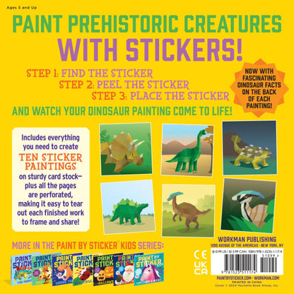 Paint by Sticker Kids: Dinosaurs(E-B00KS) DIGITAL BOOK