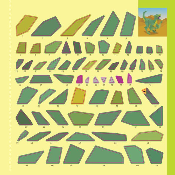 Paint by Sticker Kids: Dinosaurs(E-B00KS) DIGITAL BOOK