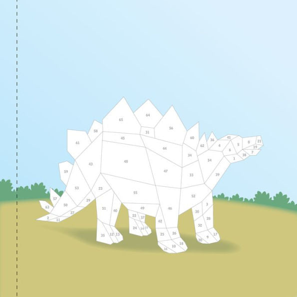 Paint by Sticker Kids: Dinosaurs(E-B00KS) DIGITAL BOOK