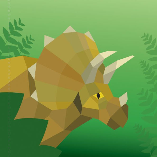 Paint by Sticker Kids: Dinosaurs(E-B00KS) DIGITAL BOOK