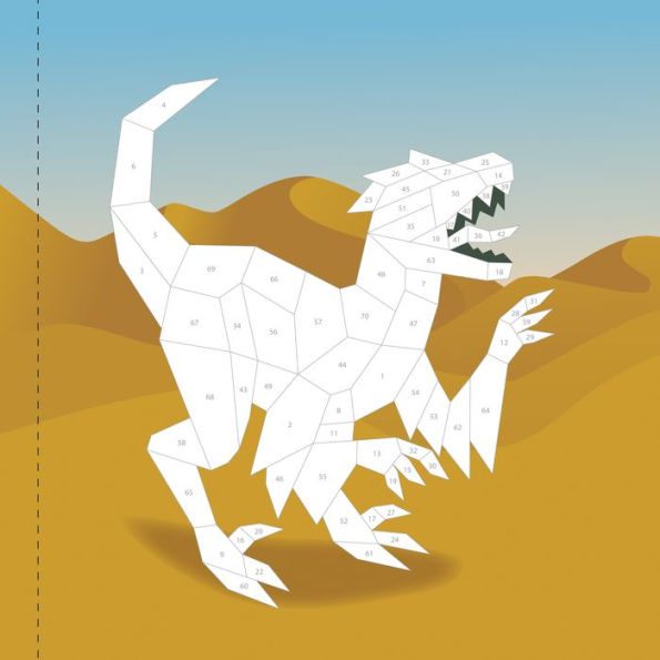 Paint by Sticker Kids: Dinosaurs(E-B00KS) DIGITAL BOOK