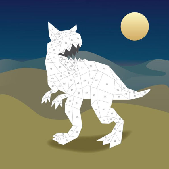 Paint by Sticker Kids: Dinosaurs(E-B00KS) DIGITAL BOOK