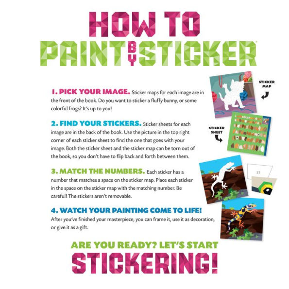 Paint by Sticker Kids: Pets: Create 10 Pictures One Sticker at a Time!(E-B00KS) DIGITAL BOOK