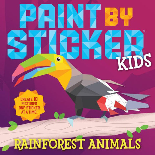 Paint by Sticker Kids: Rainforest Animals(E-B00KS) DIGITAL BOOK