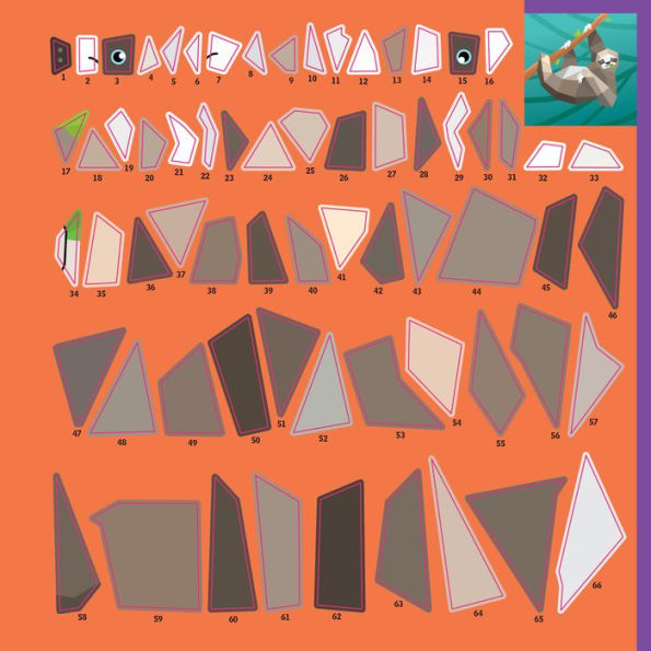 Paint by Sticker Kids: Rainforest Animals(E-B00KS) DIGITAL BOOK