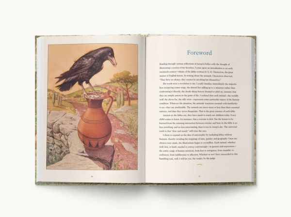 Aesop's Fables Hardcover: The Classic Edition by acclaimed illustrator, Charles Santore(E-B00KS) DIGITAL BOOK