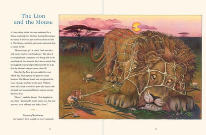 Aesop's Fables Hardcover: The Classic Edition by acclaimed illustrator, Charles Santore(E-B00KS) DIGITAL BOOK