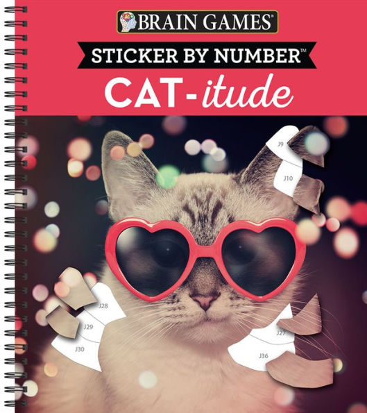 Sticker By Number Cat-itude(E-B00KS) DIGITAL BOOK