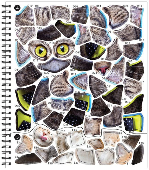 Sticker By Number Cat-itude(E-B00KS) DIGITAL BOOK