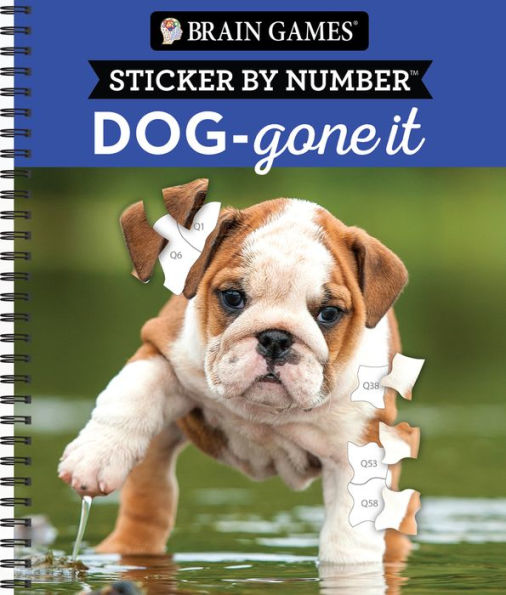 Brain Games Sticker by Number Dog Gone It(E-B00KS) DIGITAL BOOK