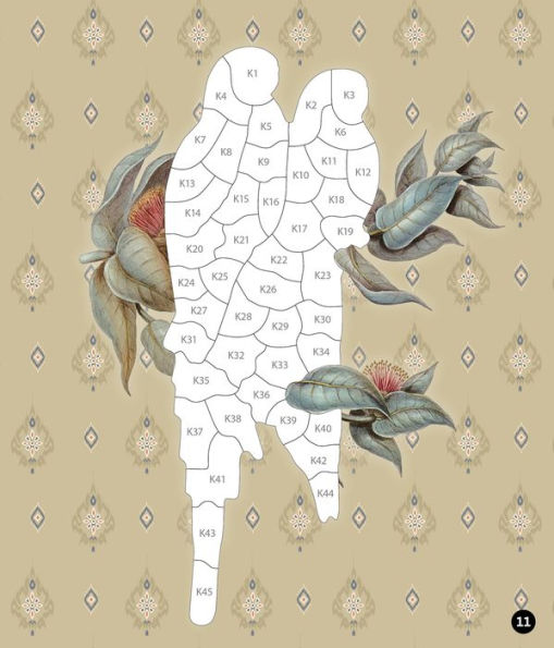 Brain Games Sticker By Number Vintage Birds(E-B00KS) DIGITAL BOOK