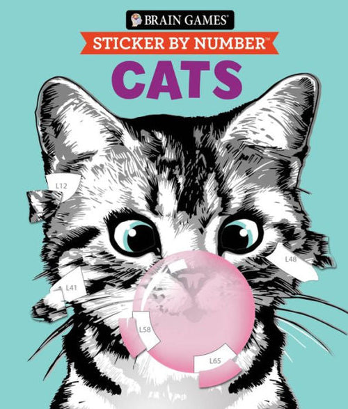 Sticker By Number Cats(E-B00KS) DIGITAL BOOK