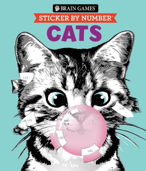 Sticker By Number Cats(E-B00KS) DIGITAL BOOK