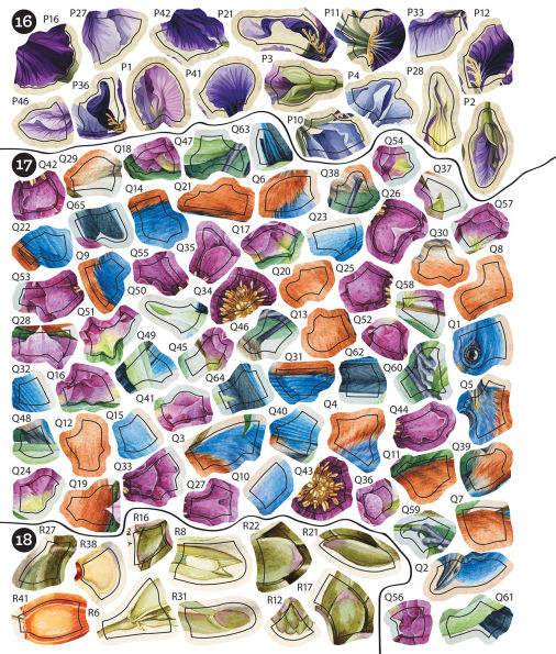 Sticker By Number Vintage Garden(E-B00KS) DIGITAL BOOK