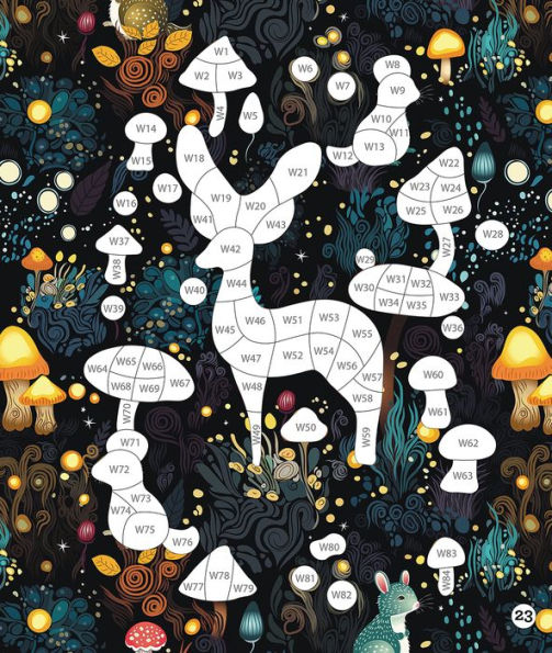 Sticker By Number Whimsical Wonder(E-B00KS) DIGITAL BOOK