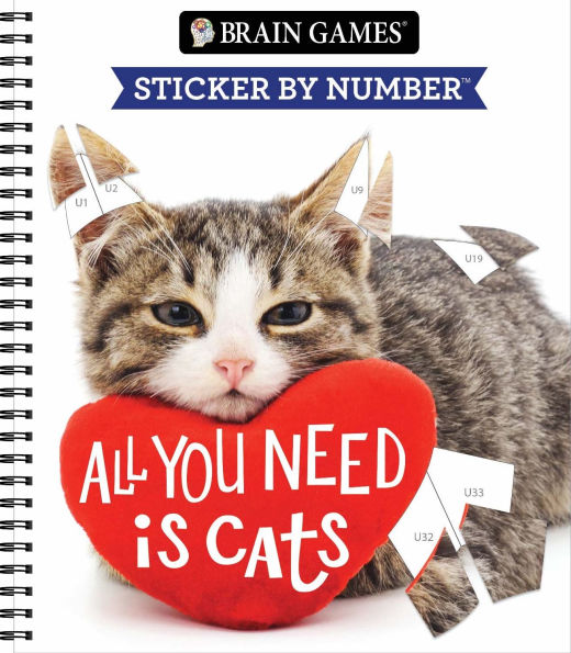 Sticker By Number All You Need is Cats(E-B00KS) DIGITAL BOOK