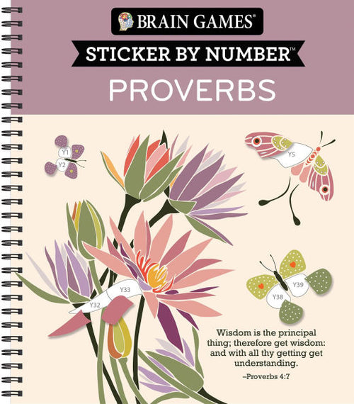 Sticker By Number Proverbs(E-B00KS) DIGITAL BOOK