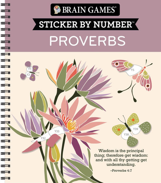 Sticker By Number Proverbs(E-B00KS) DIGITAL BOOK