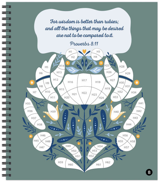 Sticker By Number Proverbs(E-B00KS) DIGITAL BOOK