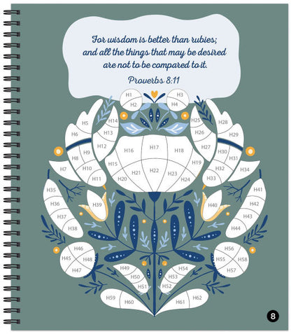 Sticker By Number Proverbs(E-B00KS) DIGITAL BOOK