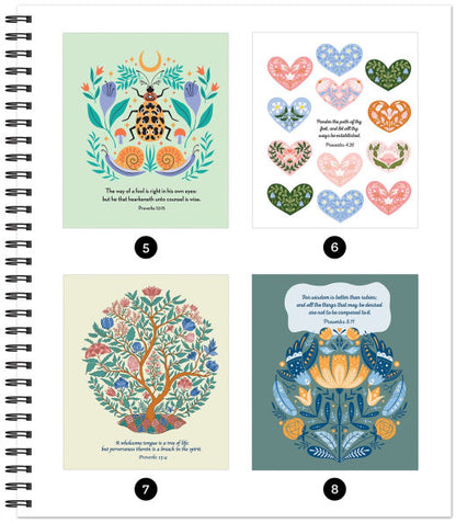 Sticker By Number Proverbs(E-B00KS) DIGITAL BOOK