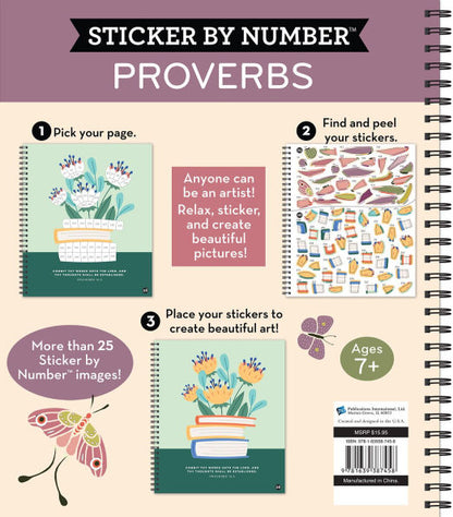 Sticker By Number Proverbs(E-B00KS) DIGITAL BOOK