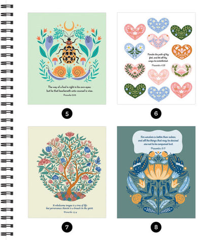 Sticker By Number Proverbs(E-B00KS) DIGITAL BOOK