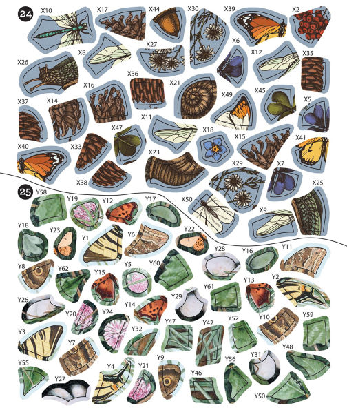 Sticker By Number Vintage Forest(E-B00KS) DIGITAL BOOK