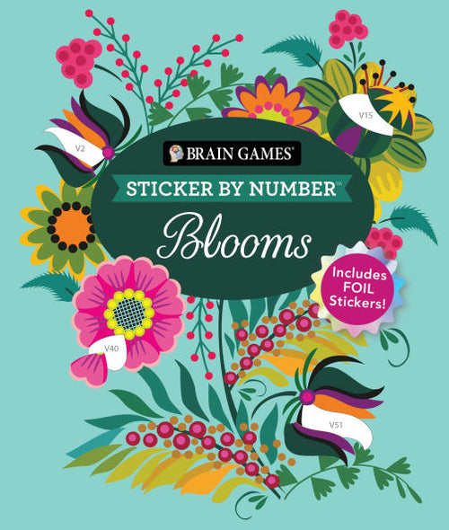 Sticker By Number Blooms(E-B00KS) DIGITAL BOOK