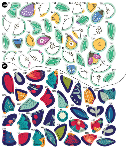 Sticker By Number Blooms(E-B00KS) DIGITAL BOOK