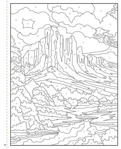Bob Ross Color-by-Number