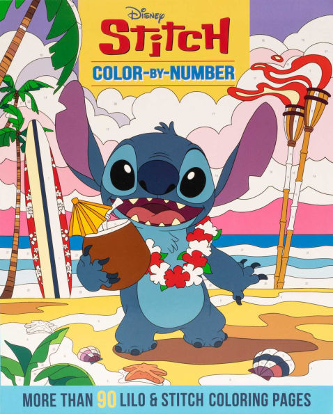 Disney Stitch Color-By-Number(E-B00KS) DIGITAL BOOK