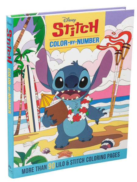 Disney Stitch Color-By-Number(E-B00KS) DIGITAL BOOK