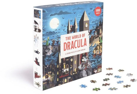 The World of Dracula 1000 Piece Puzzle: A Jigsaw Puzzle by Adam Simpson(E-B00KS) DIGITAL BOOK