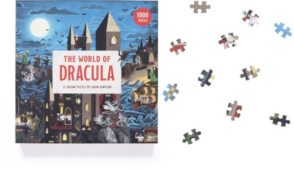 The World of Dracula 1000 Piece Puzzle: A Jigsaw Puzzle by Adam Simpson(E-B00KS) DIGITAL BOOK